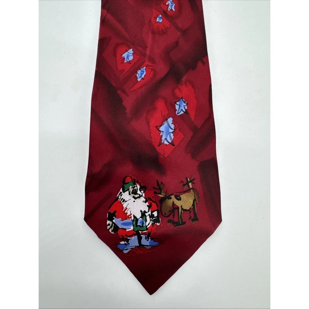 Jerry Garcia Silk Tie Necktie Merry‎ Christmas Collection Twenty-Eight Limtd